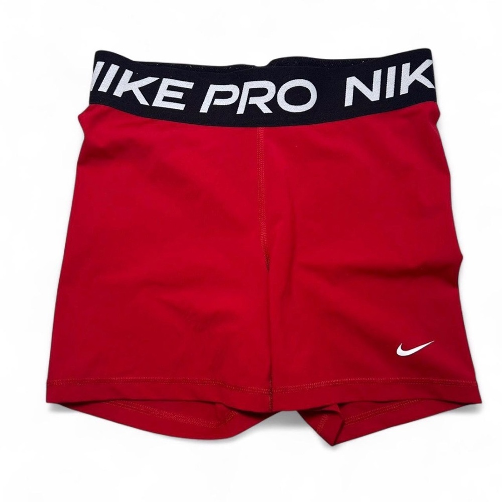 Nike Women’s Red Athletic Bike Shorts